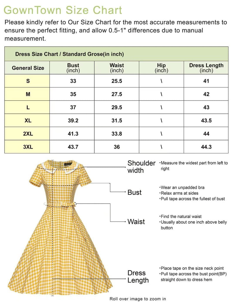 50s  Women`s Retro Dress Pinkdot Dot Peter Pan Collar Swing Dress With Pockets - Gowntownvintage
