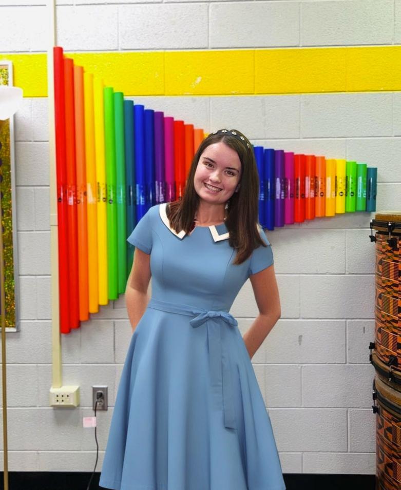 50s Women s Retro Dress blue Peter Pan Collar Swing Dress With Pockets Gowntownvintage
