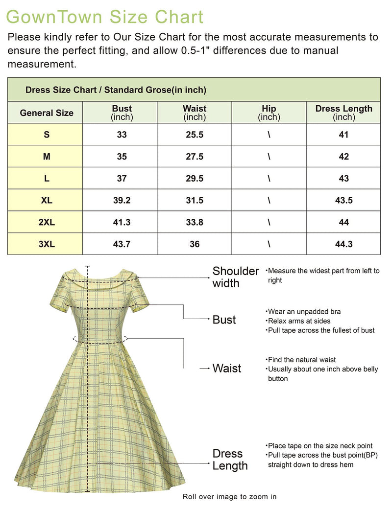 Women`s  Vintage Round Collar Roller  Lightblue Polka Dot Dress With Pockets - Gowntownvintage